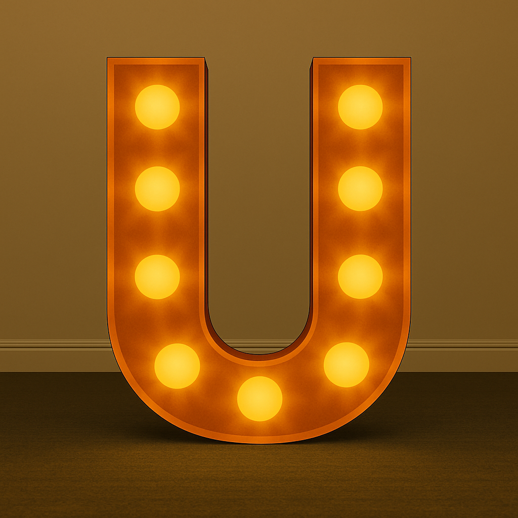 Marquee Lighted Letters