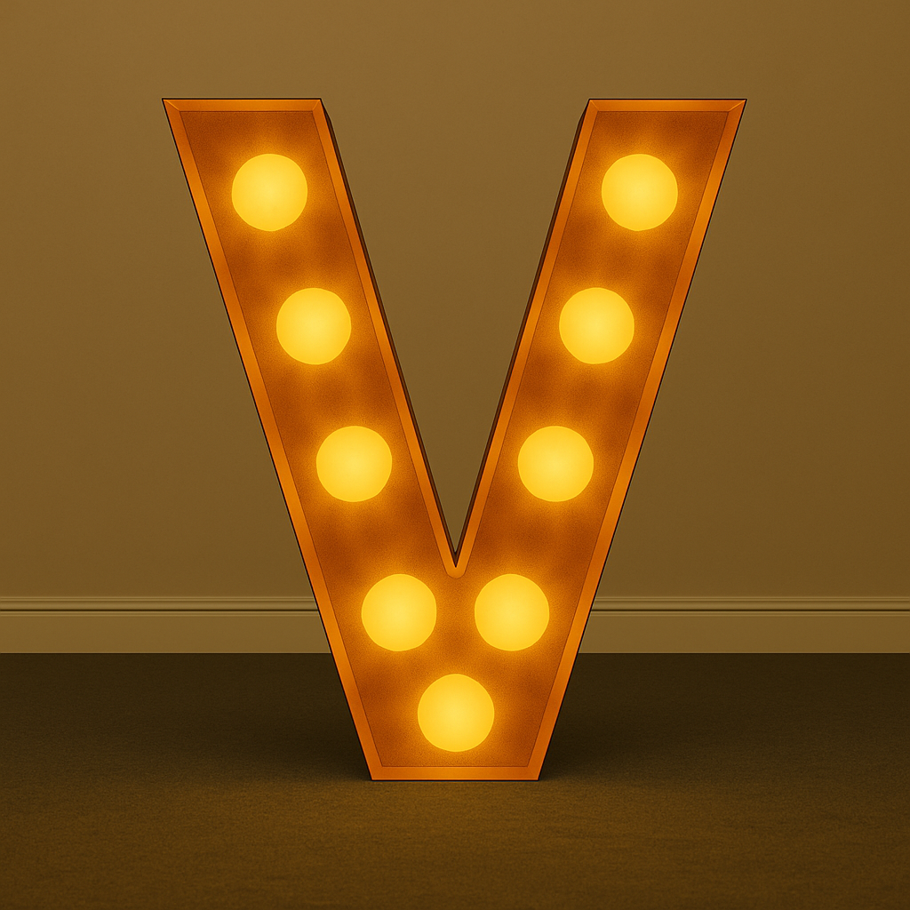 Marquee Lighted Letters