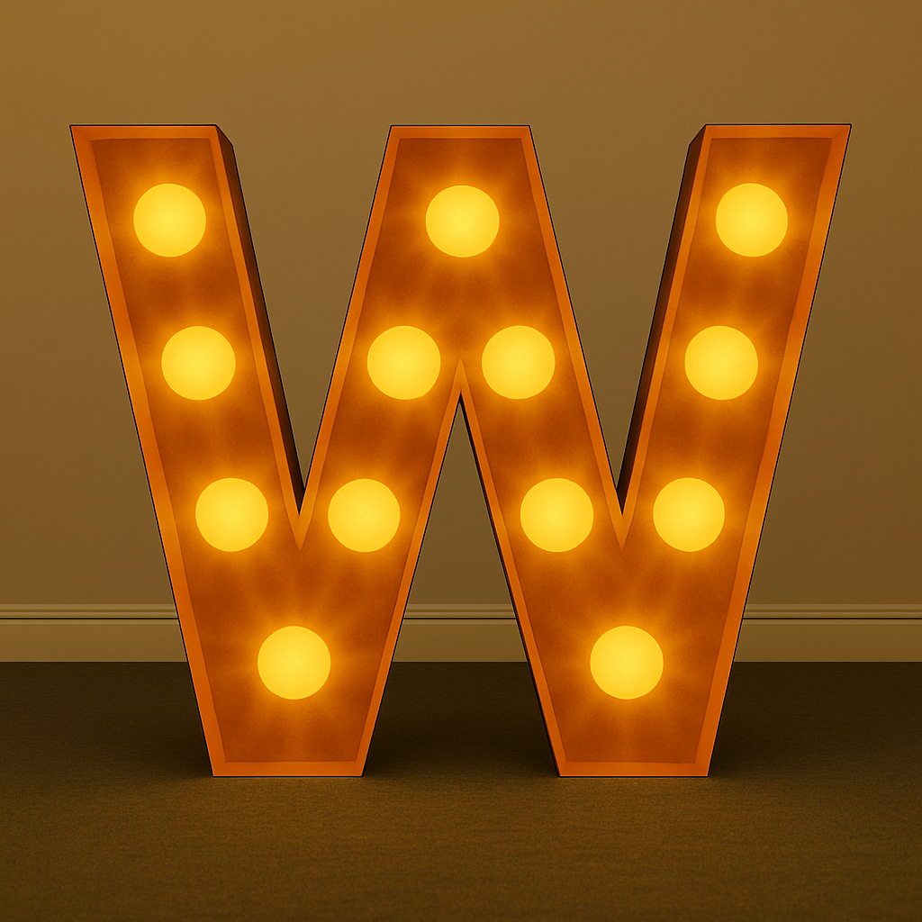 Marquee Lighted Letters