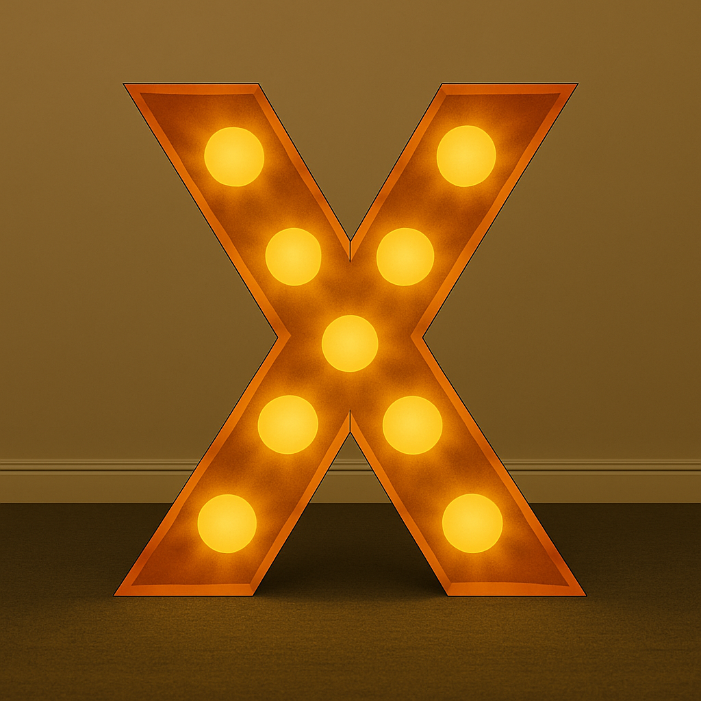 Marquee Lighted Letters