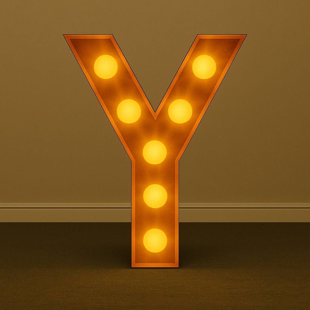 Marquee Lighted Letters