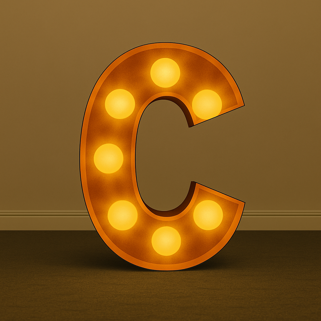 Marquee Lighted Letters