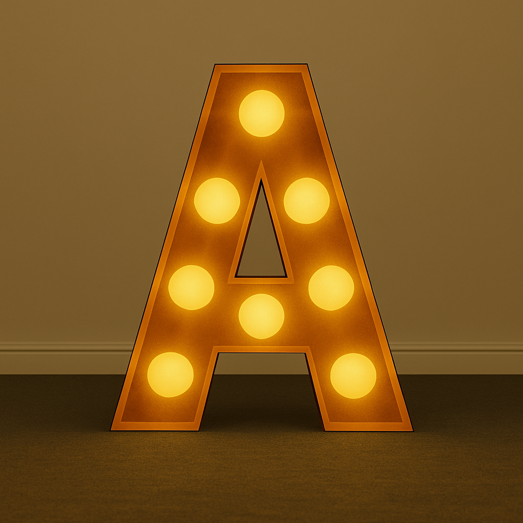 Marquee Lighted Letters