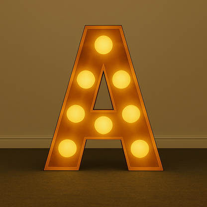 Marquee Lighted Letters