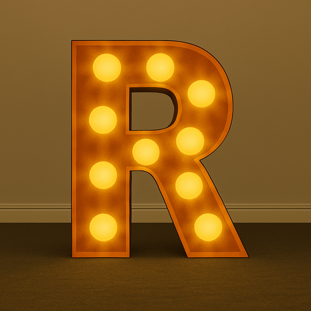 Marquee Lighted Letters