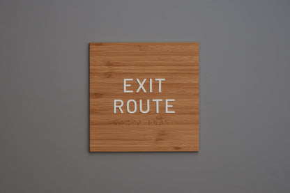 ADA - Exit Route Signs