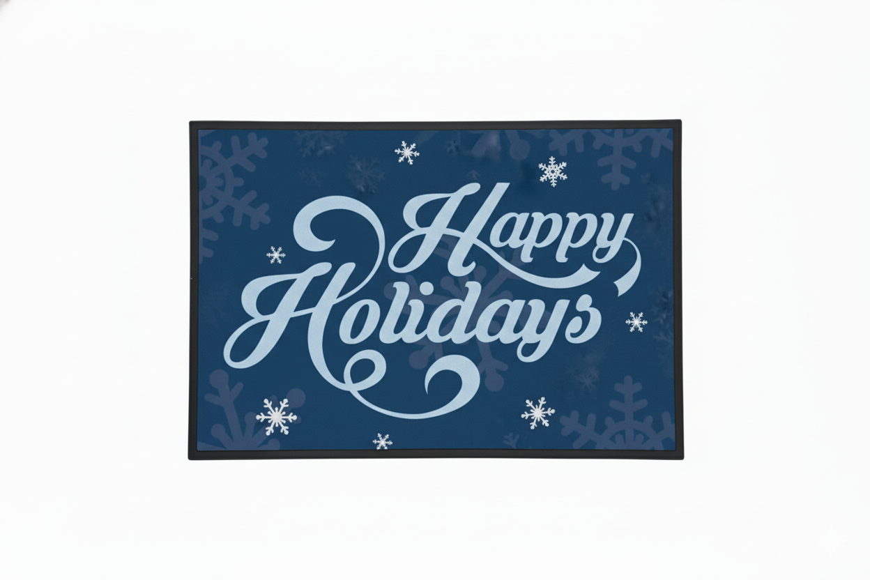 Waterguard Happy Holidays Scraper Mat