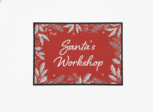 Waterguard - Santa's Workshop Holiday Scraper Mat