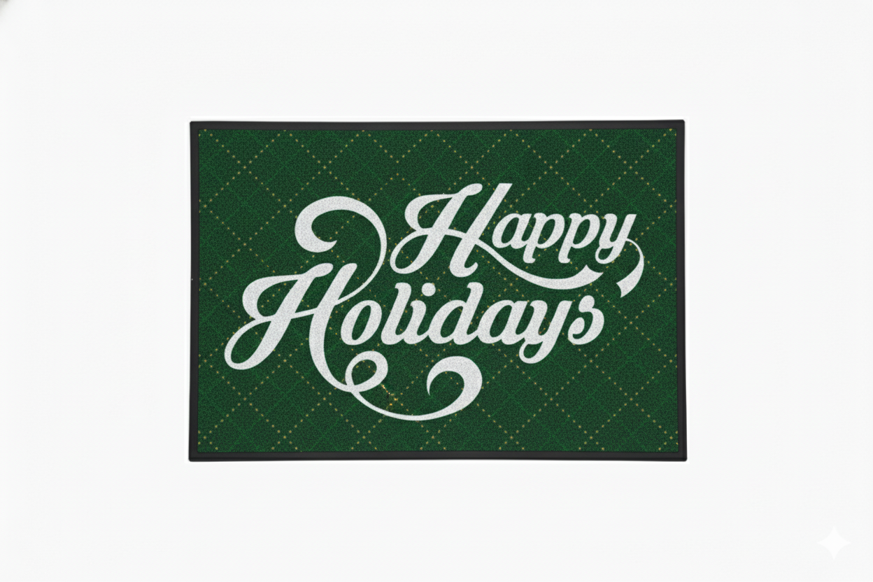 Waterguard Happy Holidays Scraper Mat