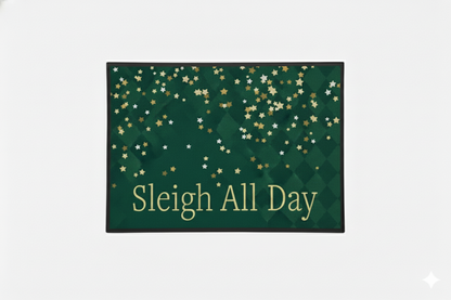 Waterguard Holiday Sleigh All Day Scraper Mat