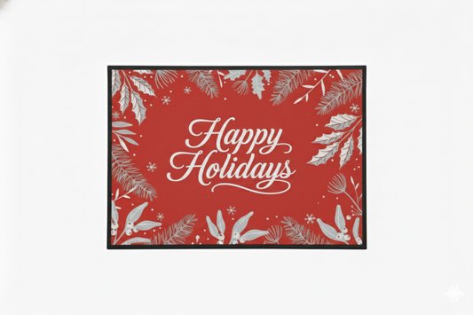 Waterguard Happy Holidays Scraper Mat