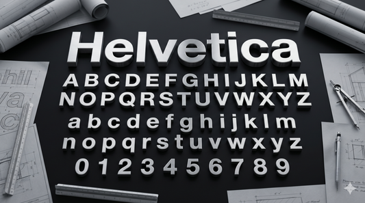 Non - illuminated Dimensional (Helvetica Font)