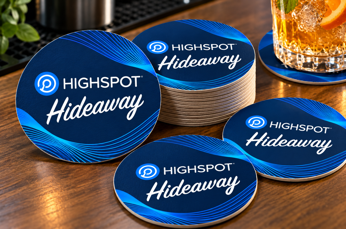 Marketing Coasters – Custom Printed (minimum order 100 units)