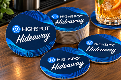 Marketing Coasters – Custom Printed (minimum order 100 units)