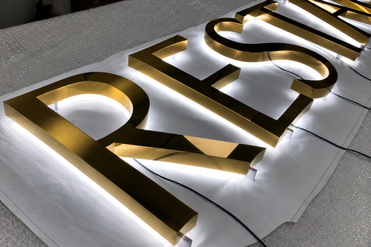 LED - Backlit (Elegant Font Style)