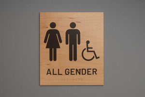ADA - Restroom Wall Signs - All Gender - ISA