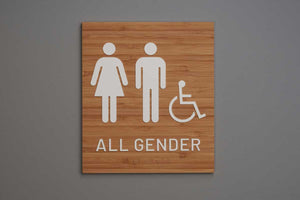 ADA - Restroom Wall Signs - All Gender - ISA