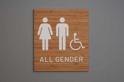ADA - Restroom Wall Signs - All Gender - ISA