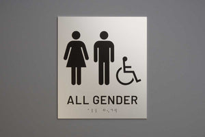 ADA - Restroom Wall Signs - All Gender - ISA