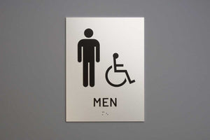 ADA - Restroom Wall Signs - Men - ISA