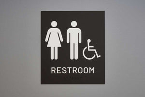 ADA - Restroom Wall Signs - Restroom - ISA