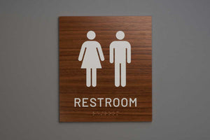 ADA - Restroom Wall Signs - Restroom