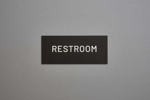 ADA - Restroom Text Only Sign - Restroom