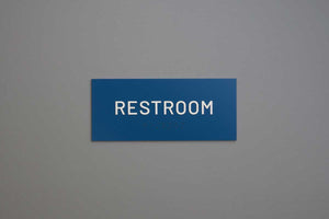 ADA - Restroom Text Only Sign - Restroom