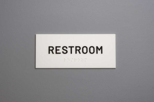 ADA - Restroom Text Only Sign - Restroom