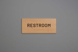 ADA - Restroom Text Only Sign - Restroom
