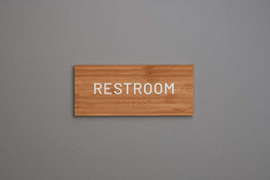 ADA - Restroom Text Only Sign - Restroom