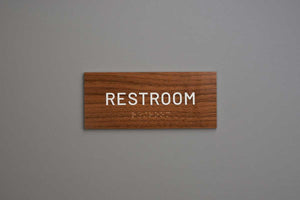 ADA - Restroom Text Only Sign - Restroom