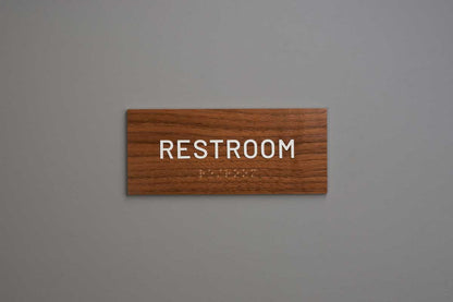 ADA - Restroom Text Only Sign - Restroom