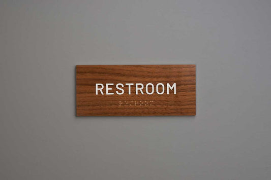 ADA - Restroom Text Only Sign - Restroom