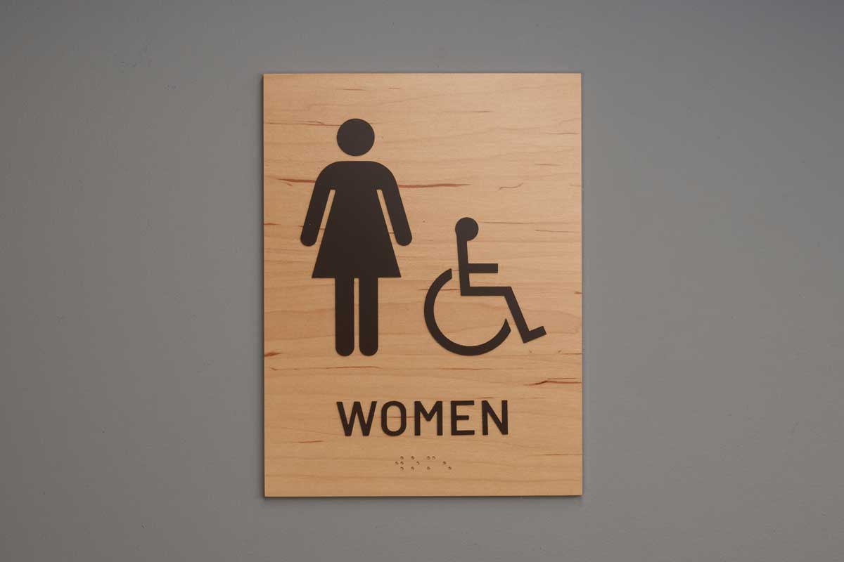 ADA - Restroom Wall Signs - Women - ISA