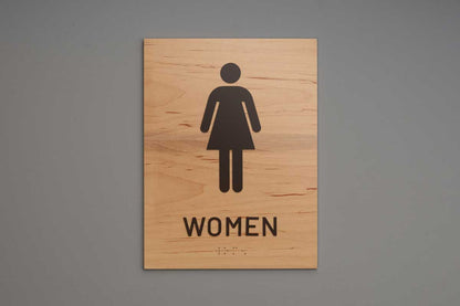 ADA - Restroom Wall Signs - Women