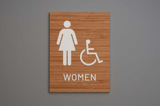 ADA - Restroom Wall Signs - Women - ISA