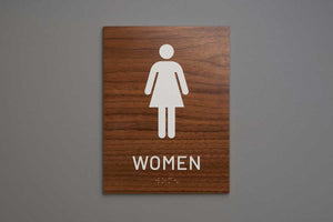 ADA - Restroom Wall Signs - Women