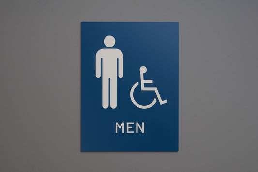 ADA - Restroom Wall Signs - Men - ISA