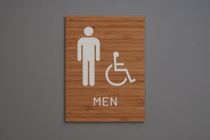 ADA - Restroom Wall Signs - Men - ISA