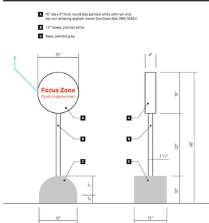 Free Standing Sign