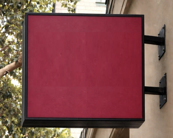 LED Light Box Square Exterior options (Without Installation) - dev