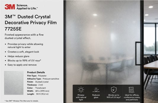 Dusted Crystal Privacy Film