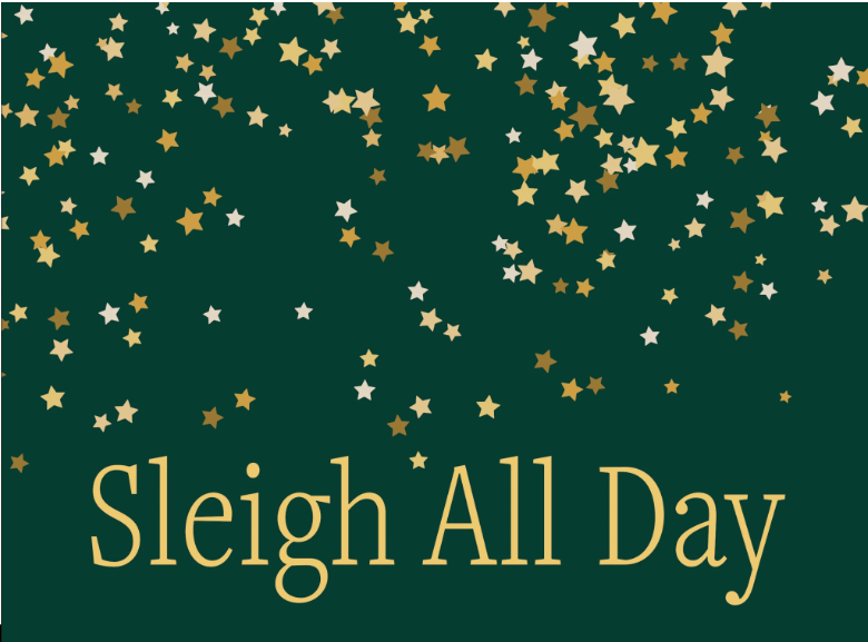 Sleigh All Day Waterguard Seasonal Holiday Scraper Mat