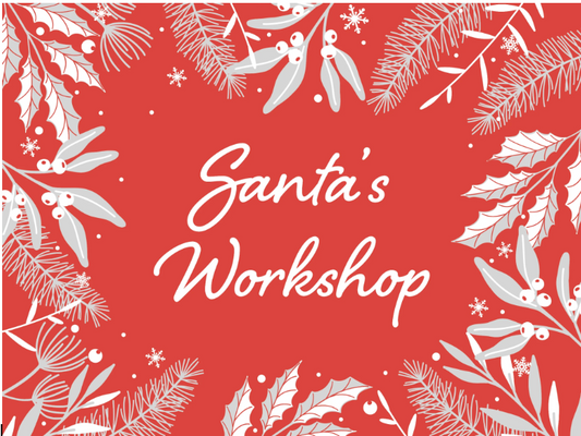 Santa's Workshop Waterguard Seasonal Holiday Scraper Mat