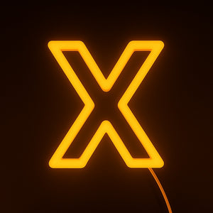 Faux Neon - Letter X