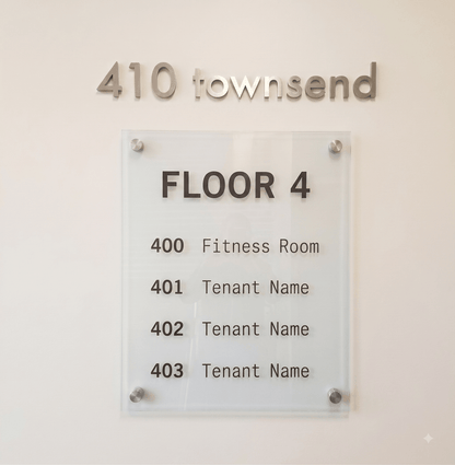 Printed Insert Refill For Directory (Material: Acrylic)