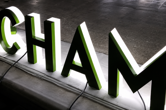 LED Edgelit Backlit – Gotham Bold