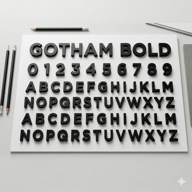 Dimensional Acrylic (Gotham)