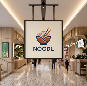 Customizable Single Sided Interior Illuminated Square Sign
